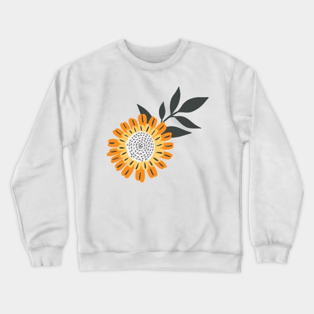 Flower Tops, Halloween/Autumn Crewneck Sweatshirt by Jacqueline Hurd